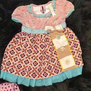 Matilda Jane Dress and diaper cover